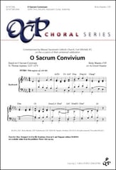 O Sacrum Convivium SATB choral sheet music cover